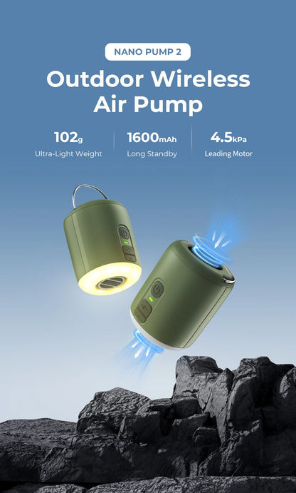 Ultralight Portable Air Pump - Nano Pump 2