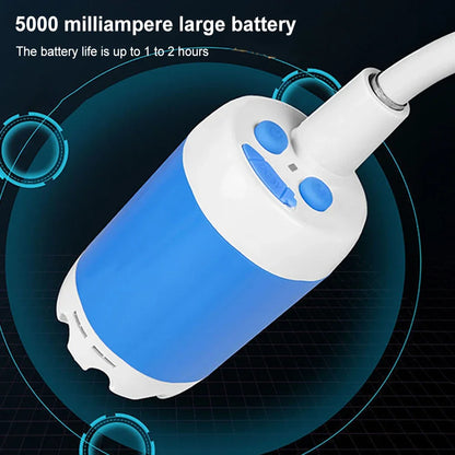 TrailFlow™ Rechargeable Portable Camping Shower Pump