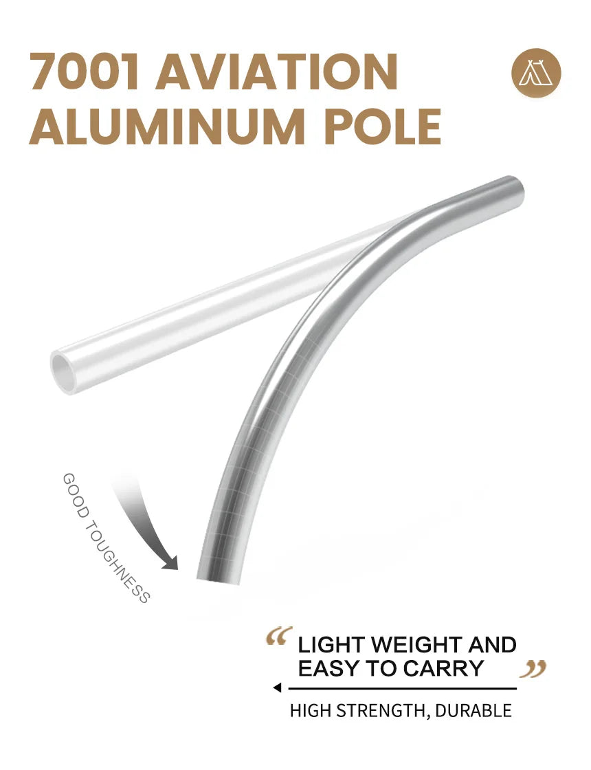 Mobi Garden™ TrailLodge 4P Trekking Tent – 1 Bedroom + 1 Living Space