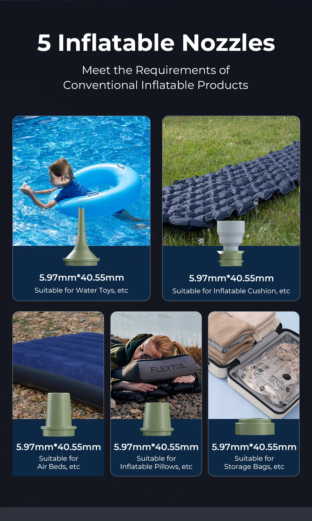 Ultralight Portable Air Pump - Nano Pump 2