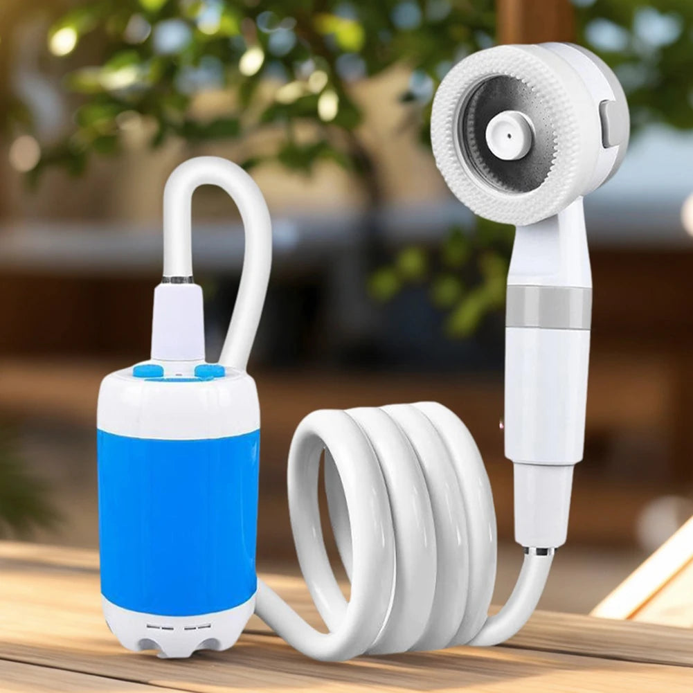 TrailFlow™ Rechargeable Portable Camping Shower Pump