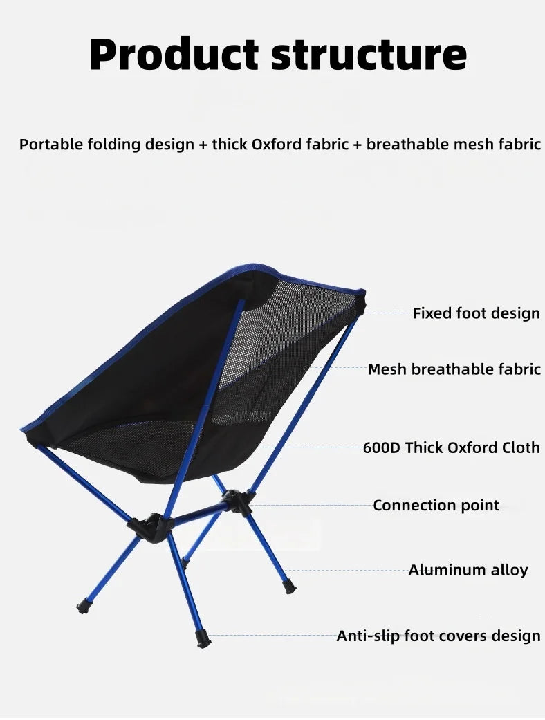 Portable Aluminum Folding Chair