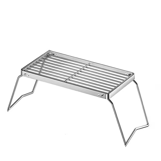 Striped Stainless Steel Folding Bracket - 11.8inch