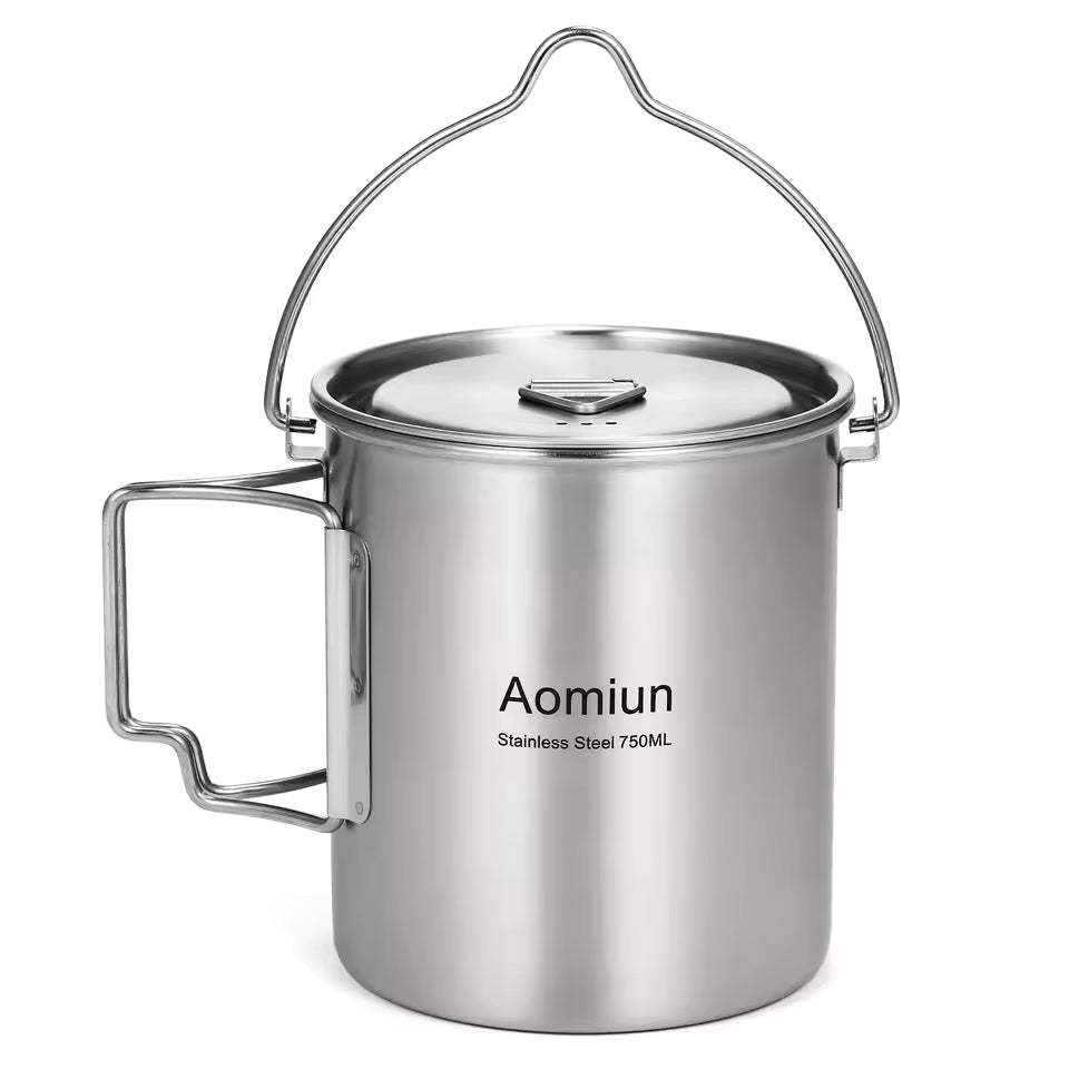 Aomiun Stainless Steel Pot - 25.4Oz / 750ml