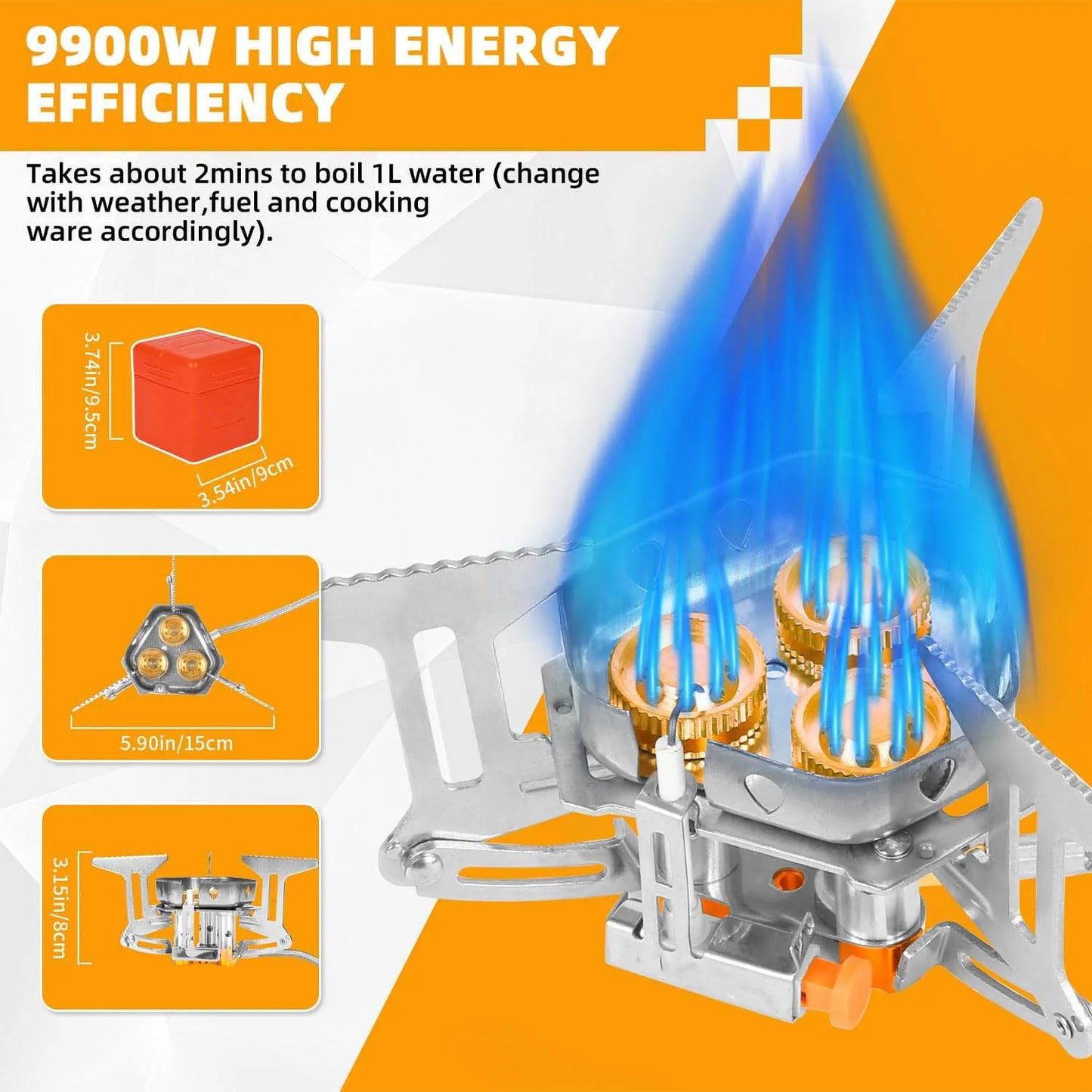 9900W Big Power Camping Gas Stove