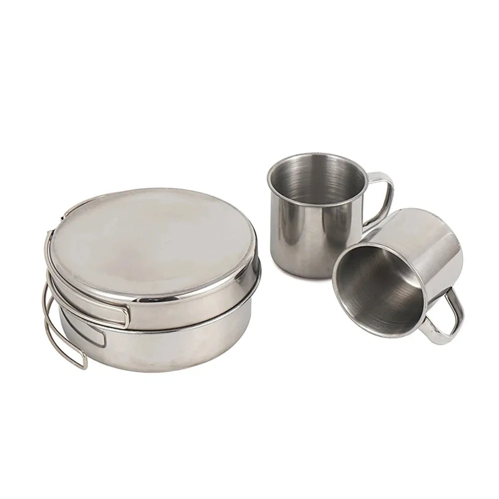 Stainless Steel Cookware - Set 8 pcs