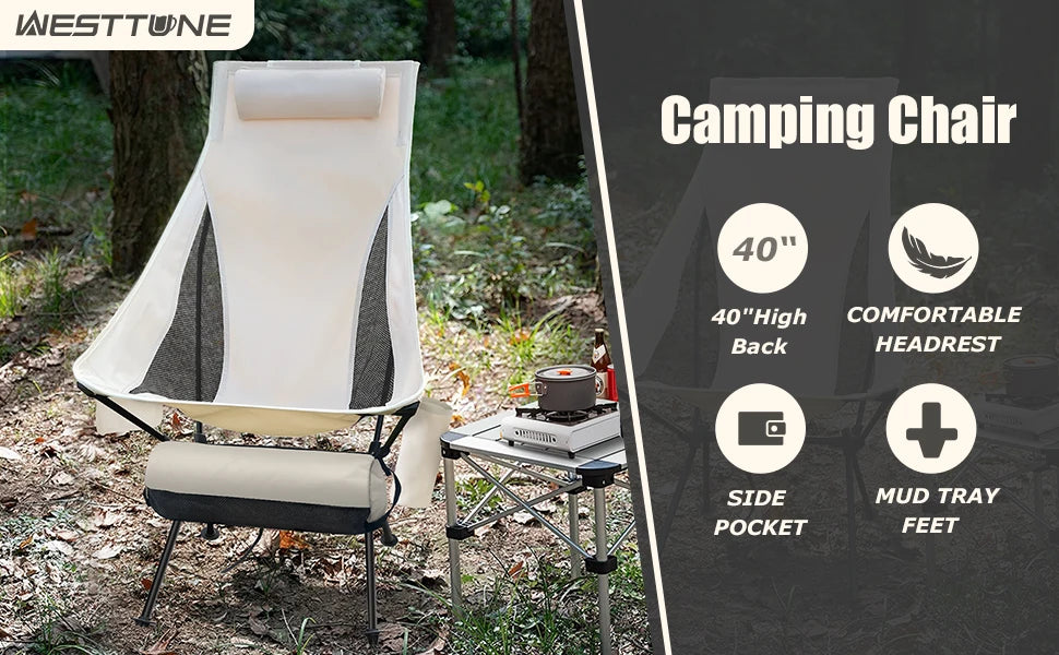 WESTTUNE™ Portable Folding Camping Chair