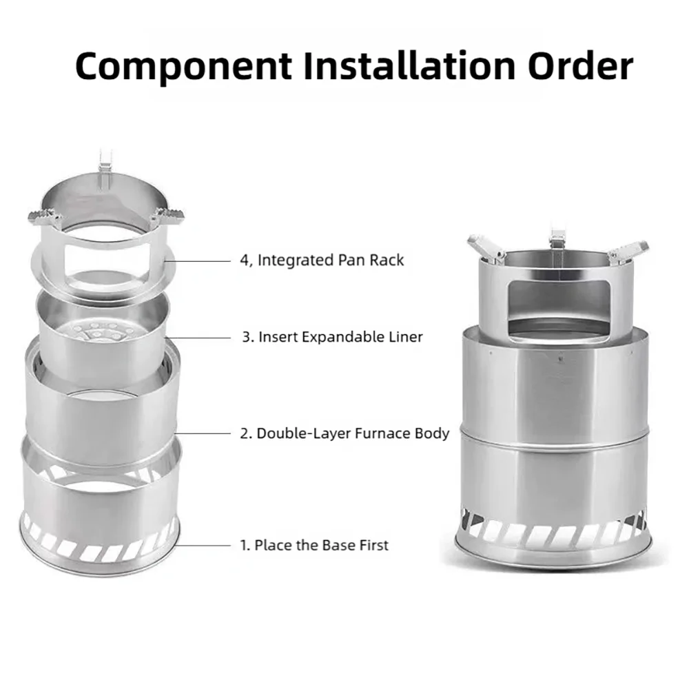 Outdoor Camping Stove Wood