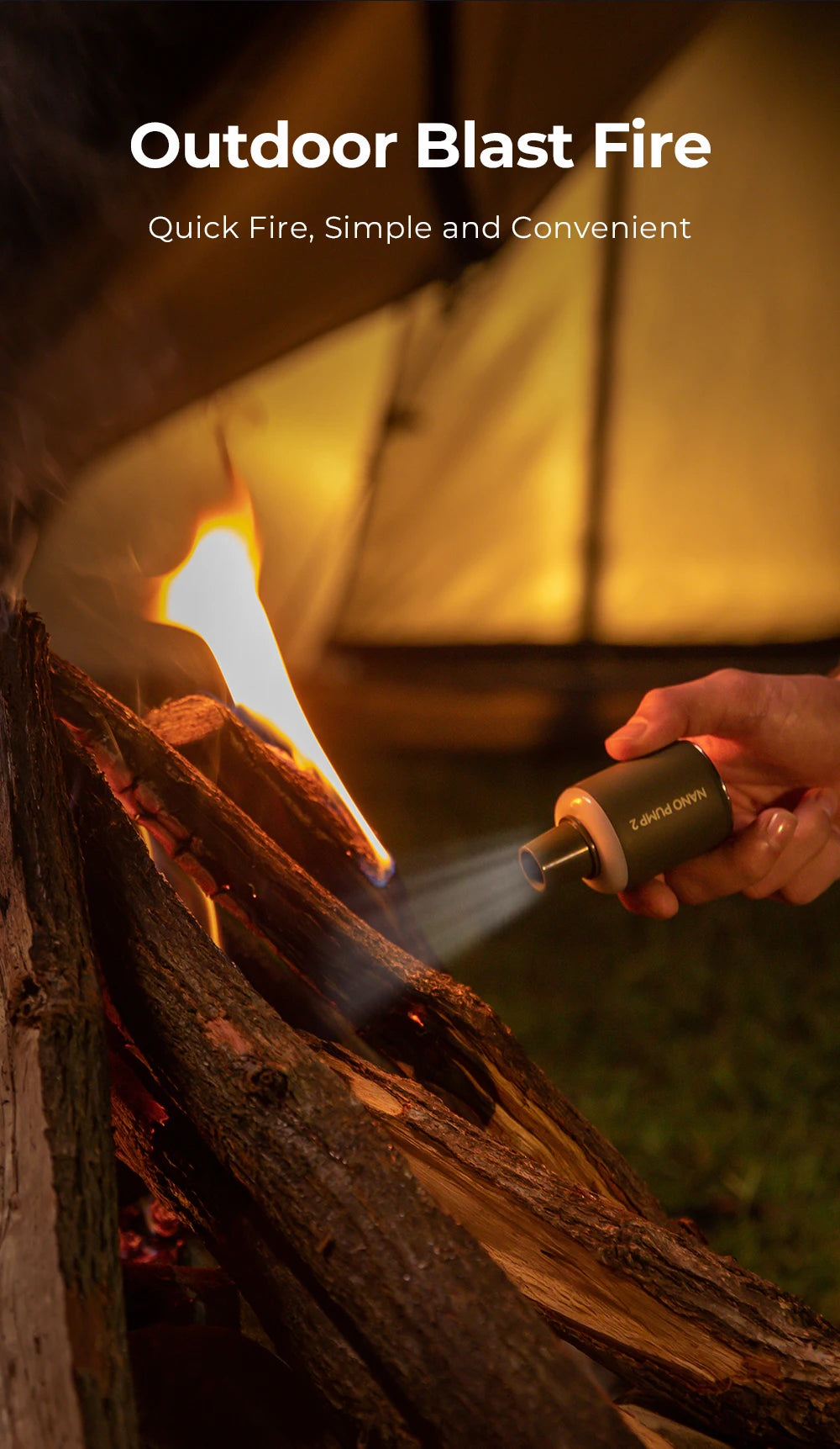 Ultralight Portable Air Pump - Nano Pump 2