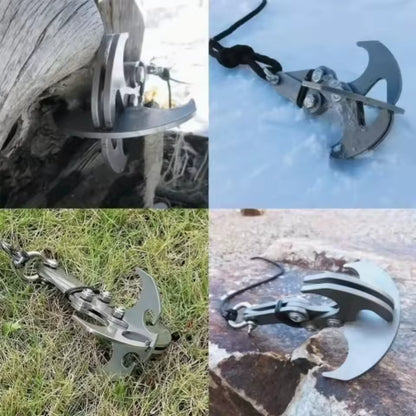TitanGrip™ Stainless Steel Folding Grappling Hook