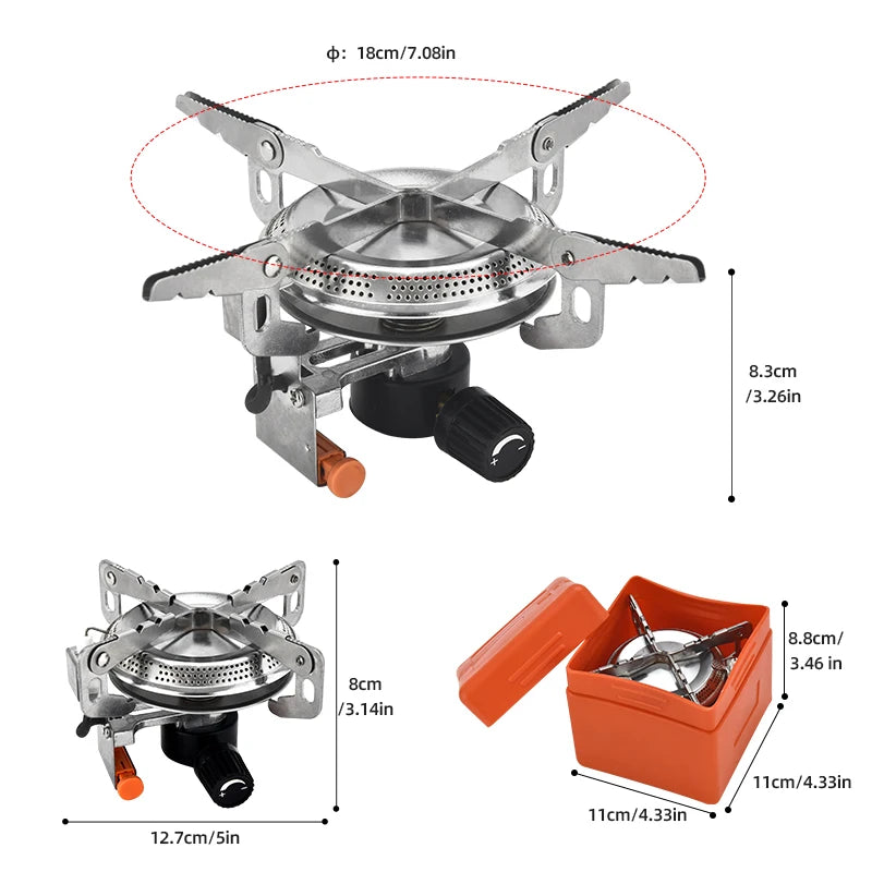 Pandatour Windproof Camping Gas Stove