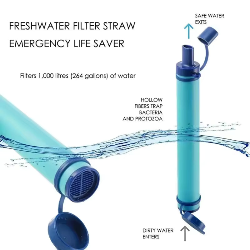 Portable Water Filter Straw
