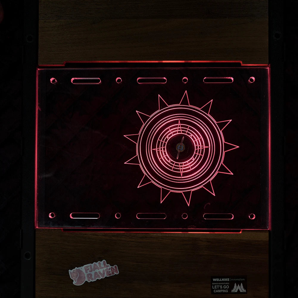 CrystalGrid™ Acrylic One-Unit Camping Table Board — For IGT Tables & Goal Zero Lights