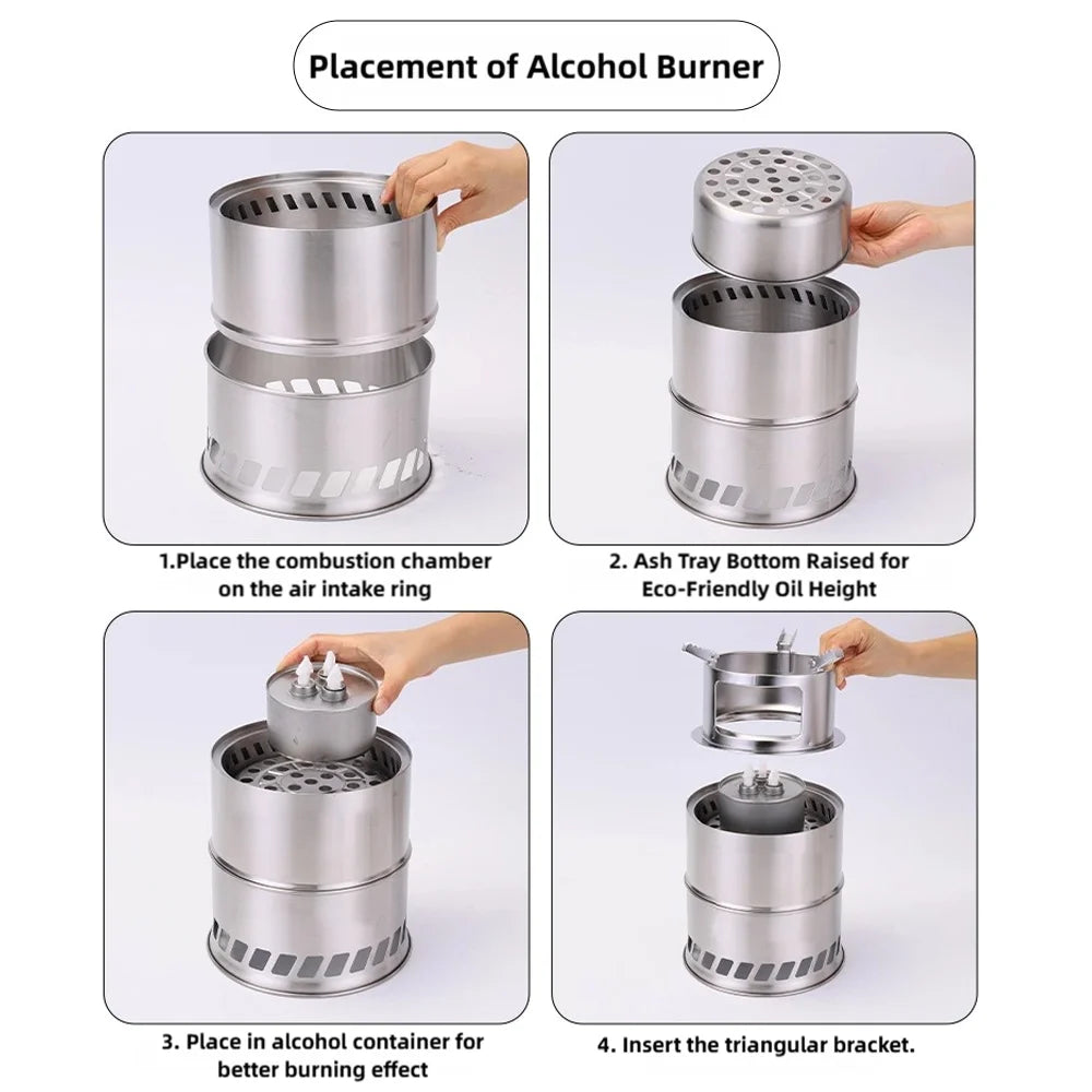 Outdoor Camping Stove Wood