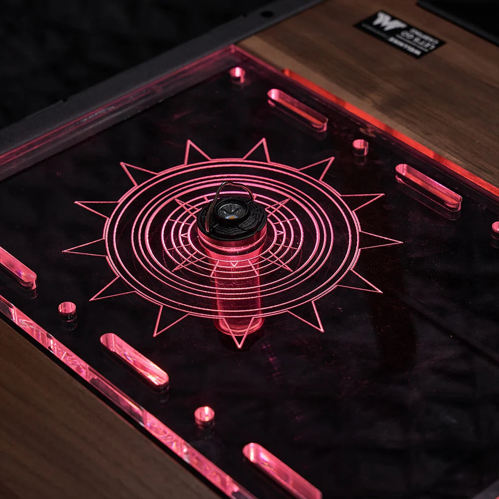 CrystalGrid™ Acrylic One-Unit Camping Table Board — For IGT Tables & Goal Zero Lights