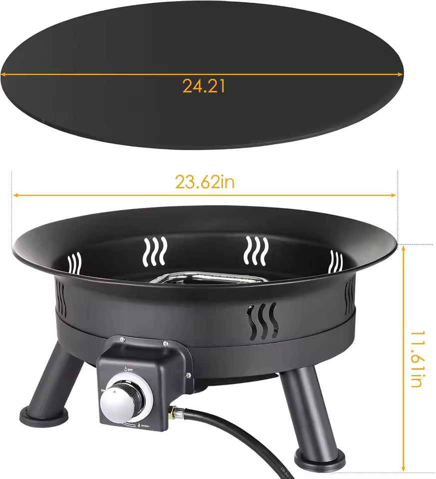 Trail Gear Hub Fire Bowl - 24"