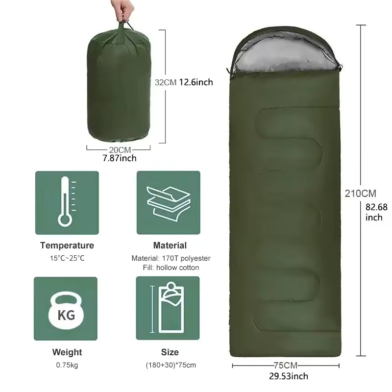 Ultralight Warm Camping Sleeping Bag