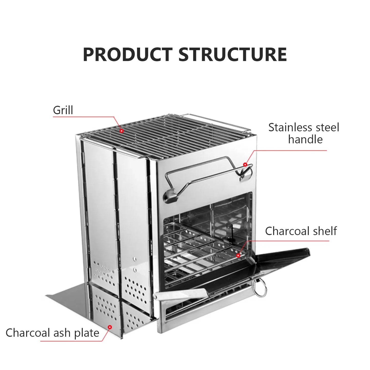 Tomshoo™ Foldable Wood Stove