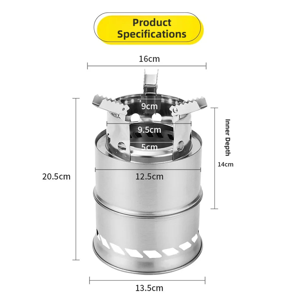 Outdoor Camping Stove Wood