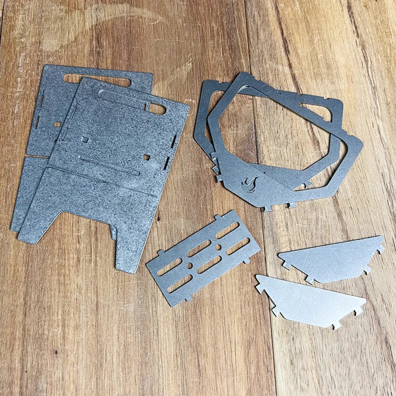 Titanium Alloy Mini Folding Alcohol Furnace