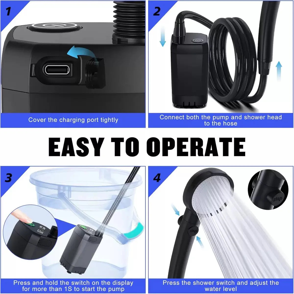 Portable Camping Shower Equipment