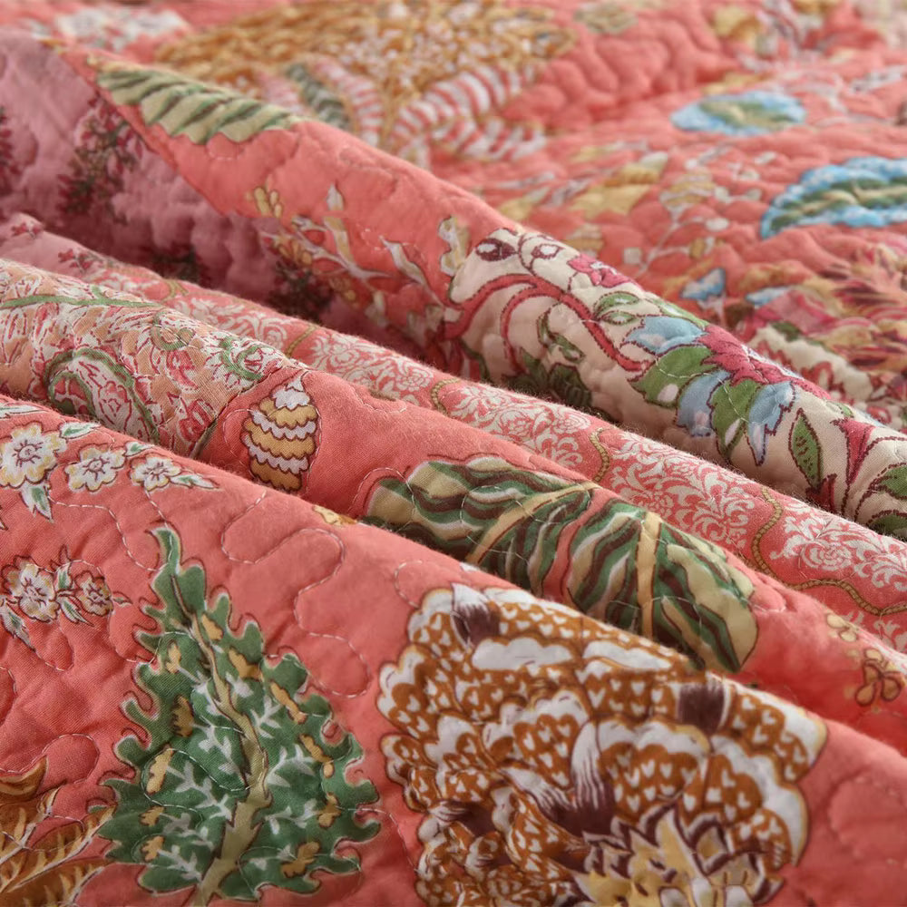 Bohe Patchwork Cotton Handmade Quilt Set EM10