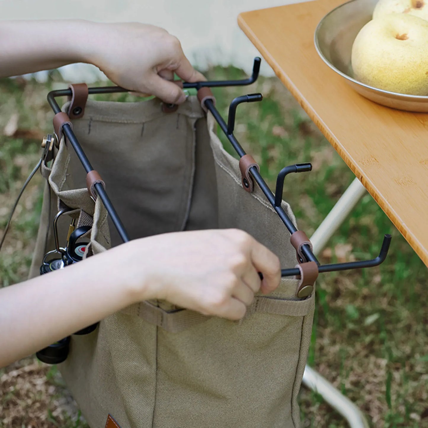 Camping Table Side Storage Bag