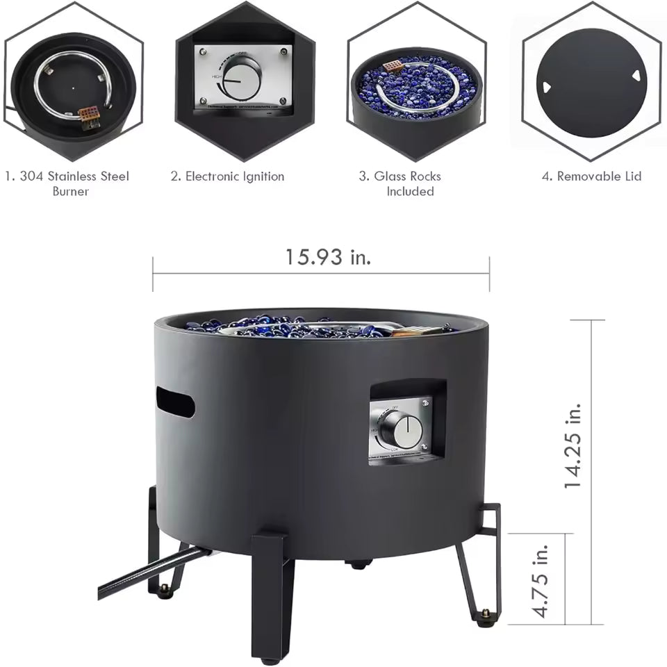 TrailBlaze™ Portable Propane Fire Pit