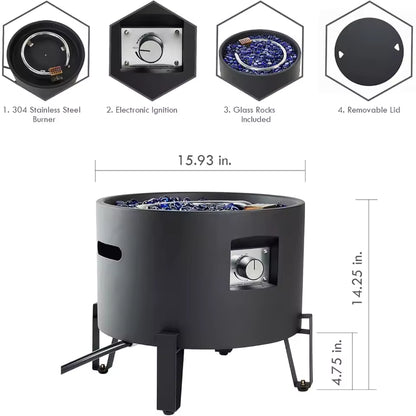 TrailBlaze™ Portable Propane Fire Pit