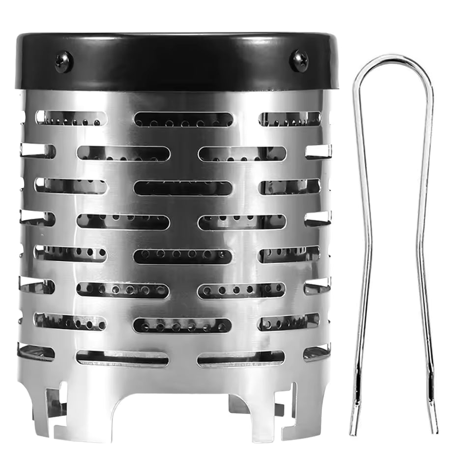 HeatHive™ Stainless Steel Tent Heating Cover — Portable Camping Warmer & Stove Hood