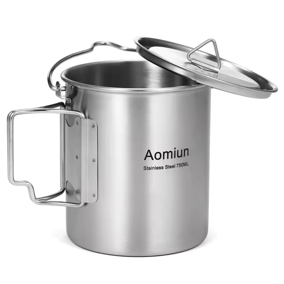 Aomiun Stainless Steel Pot - 25.4Oz / 750ml