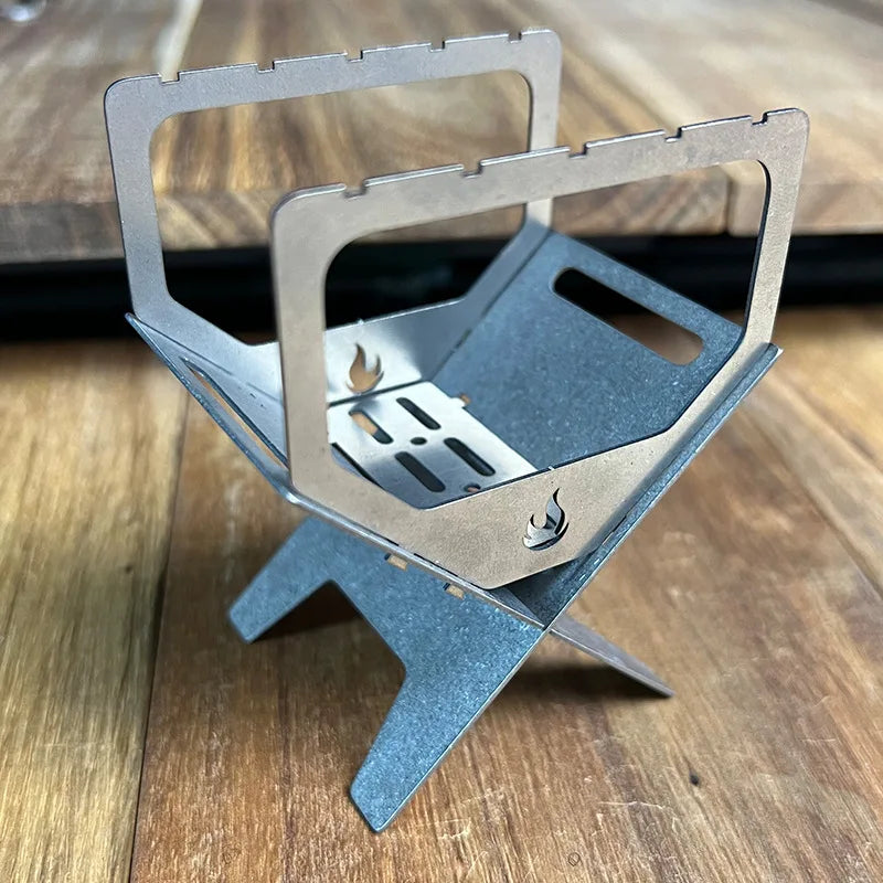 Titanium Alloy Mini Folding Alcohol Furnace