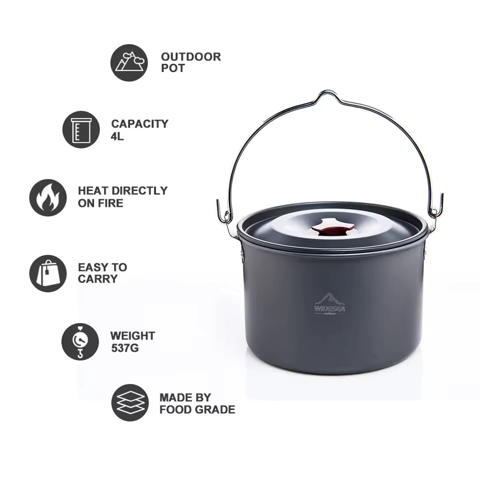 Widesea™ 4L Camping Hanging Pot