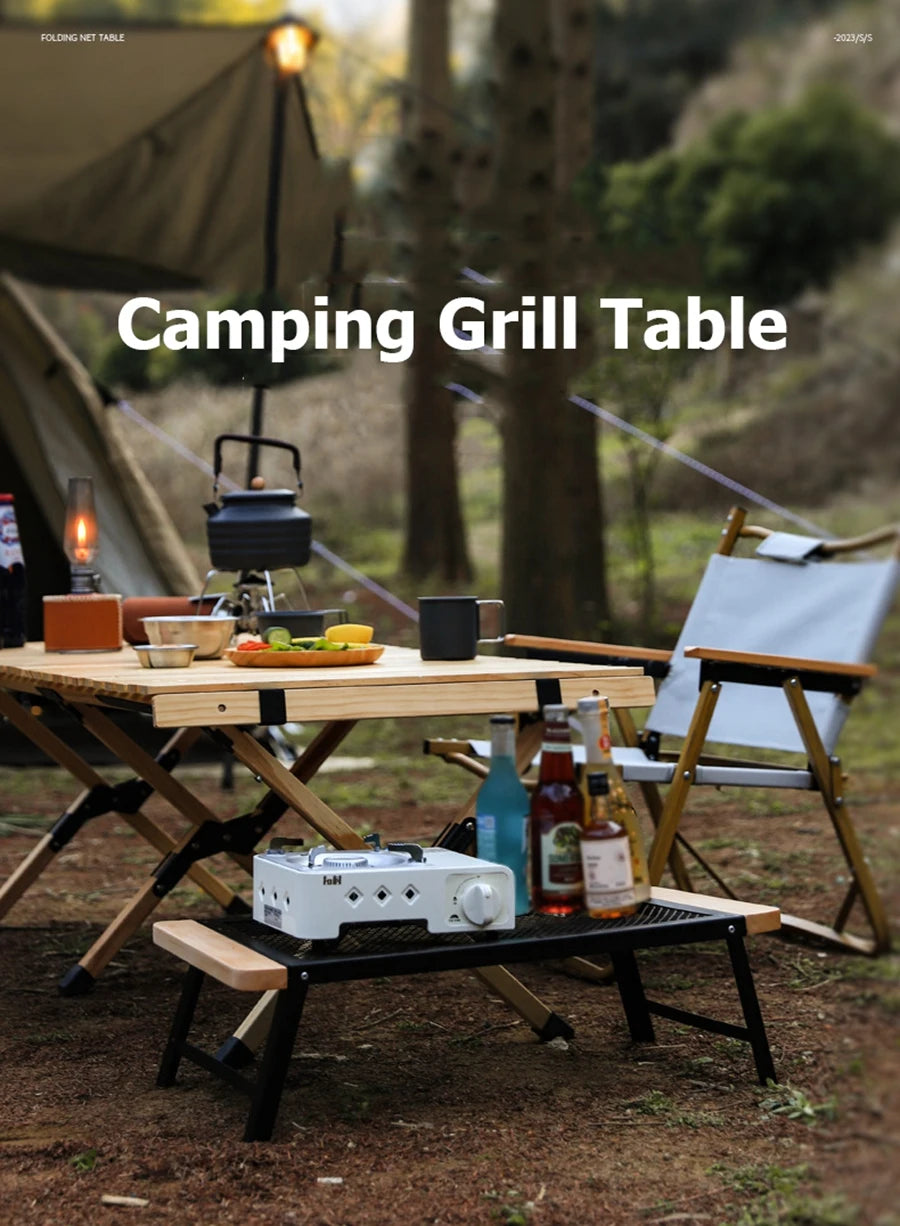 Foldable Camping Grill Table