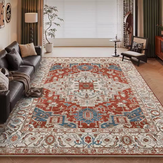 Retro Medallion Boho Persian Area Rug LD3