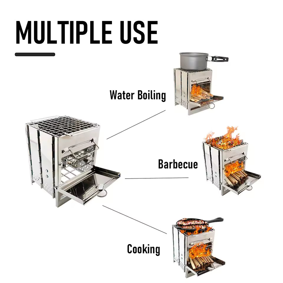 Tomshoo™ Foldable Wood Stove