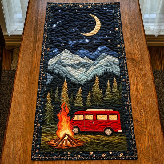 Campfire Night  Quilted Table Runner EM13