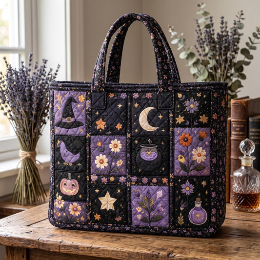 Gothic Fall Quilted Tote Bag EM19