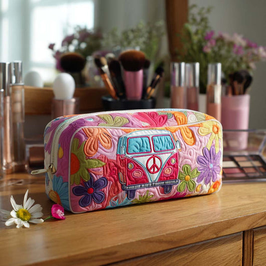 Bloom Ride Quilted Makeup Bag EM10
