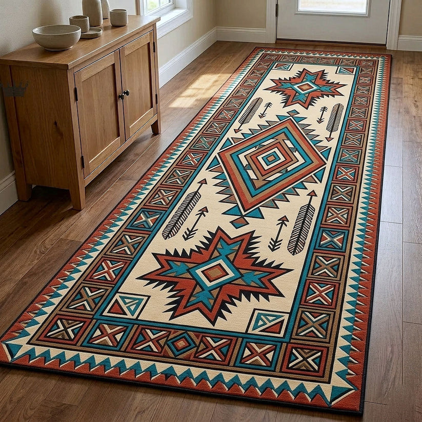Southwestern Tribal Runner Carpet LD09