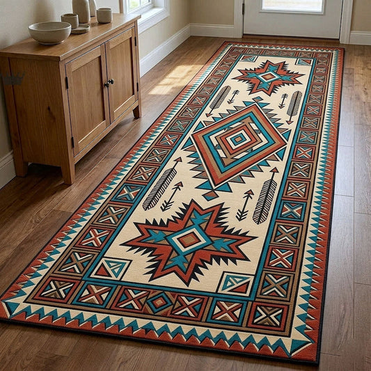 Southwestern Tribal Runner Carpet LD09
