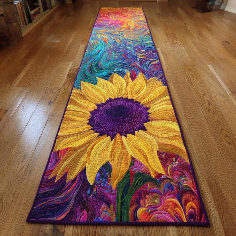 Vibrant Sunflower Runner Carpet LD14