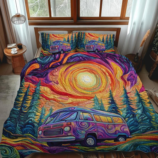 Adventure Awaits Quilted Bedding Set LD01