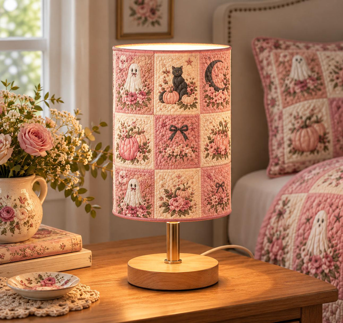 Pastel Spooky Season Fabric Lamp LD54FBLP