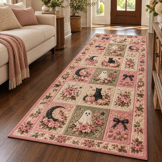 Pastel Spooky Season Plush Runner Rug LD54RUGHN117