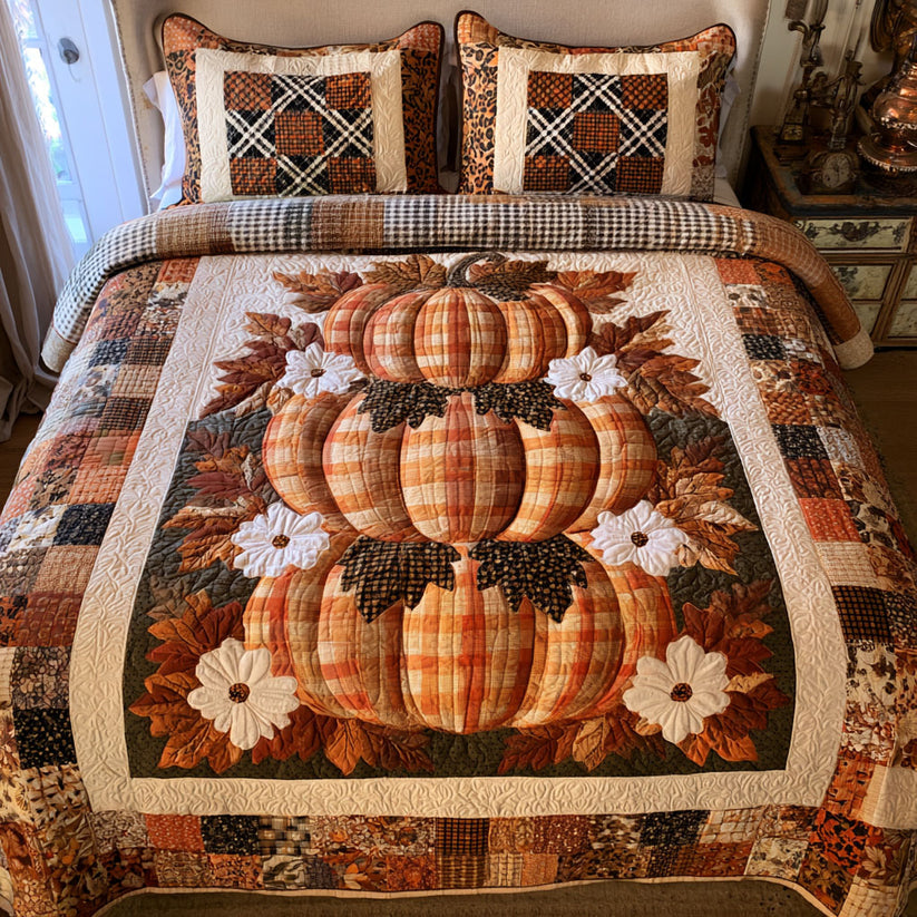 Rustic Country Farmhouse Quilted Duvet Cover Set LD14