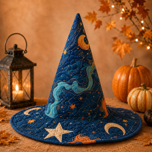 The Celestial Voyager Quilted Halloween Hat LD11