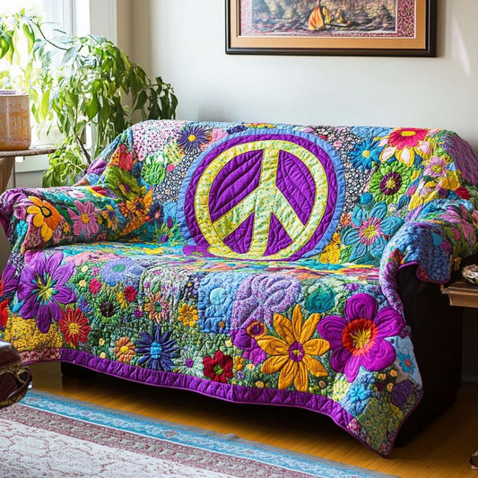 Hippie Vibes Quilted Seat Sofa  LD05