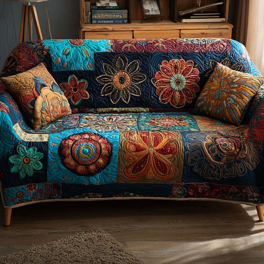 Wild Soul Boho Quilted Seat Sofa LD53