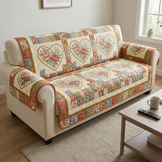 Radiant Blossom Quilted Seat Sofa LD88